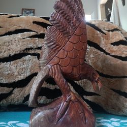 Carven Wooden Eagle 