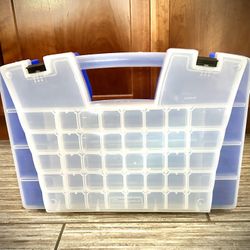 2-Compartment Storage Organizer (Craft/Hardware Case) 