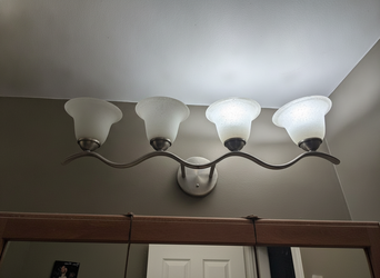 4-Light Bathroom Vanity Light Fixture
