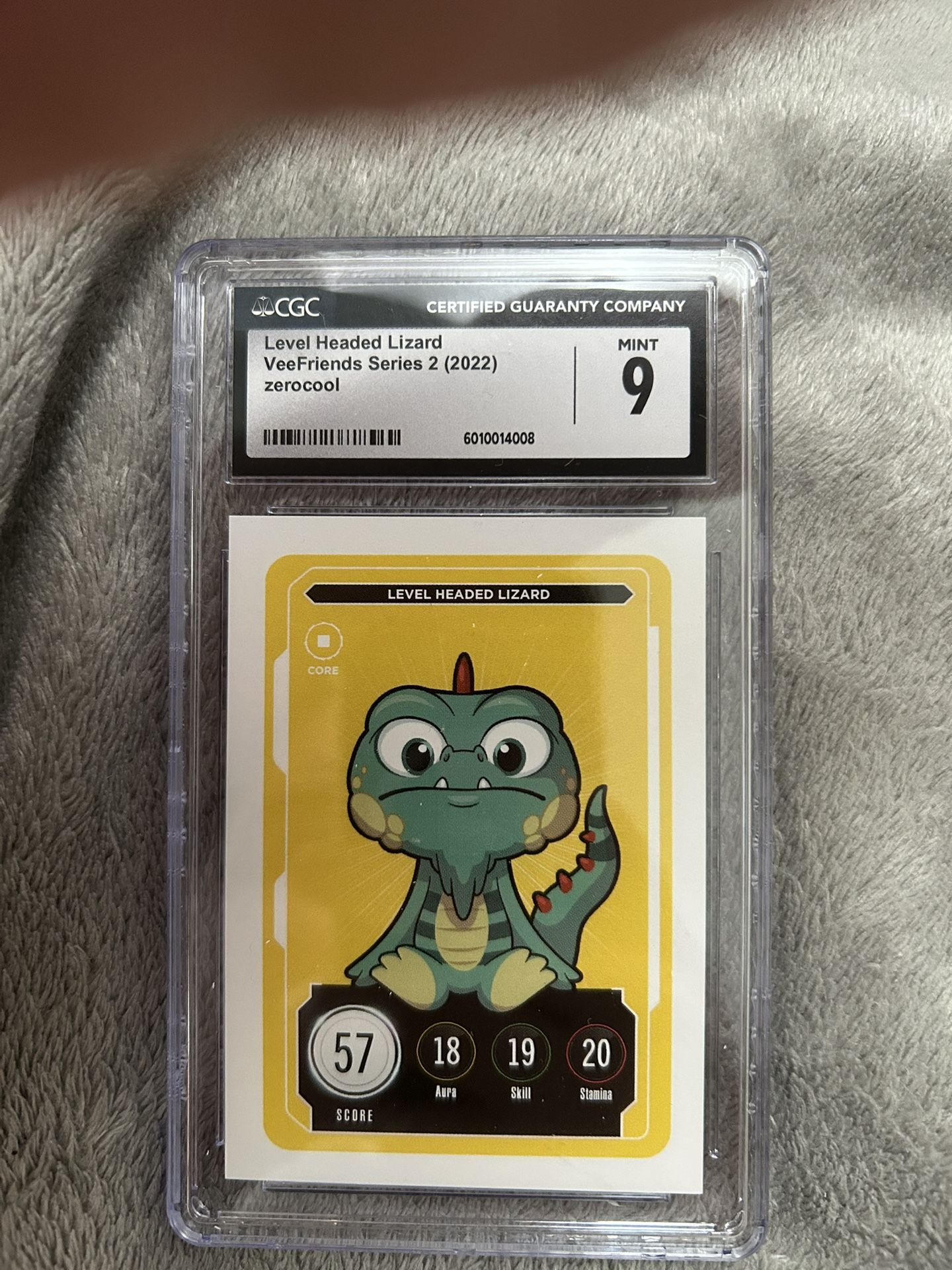 VeeFriends Level Headed Lizard CGC 9