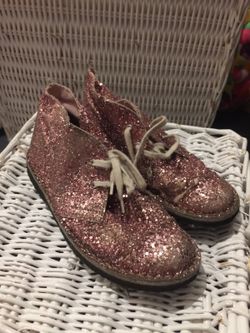 Jcrew pink sparkle boots
