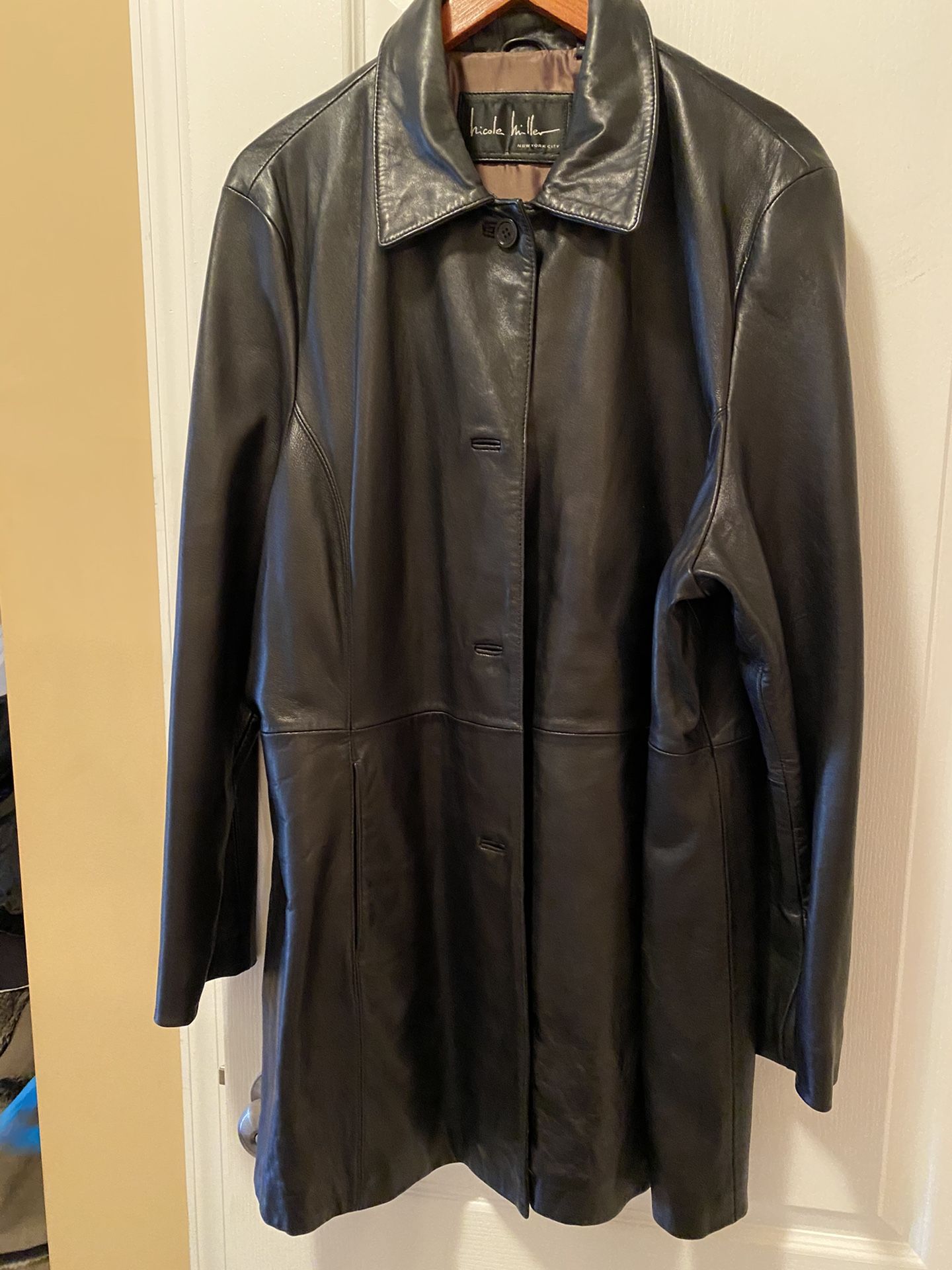 Genuine Leather Jacket-2X