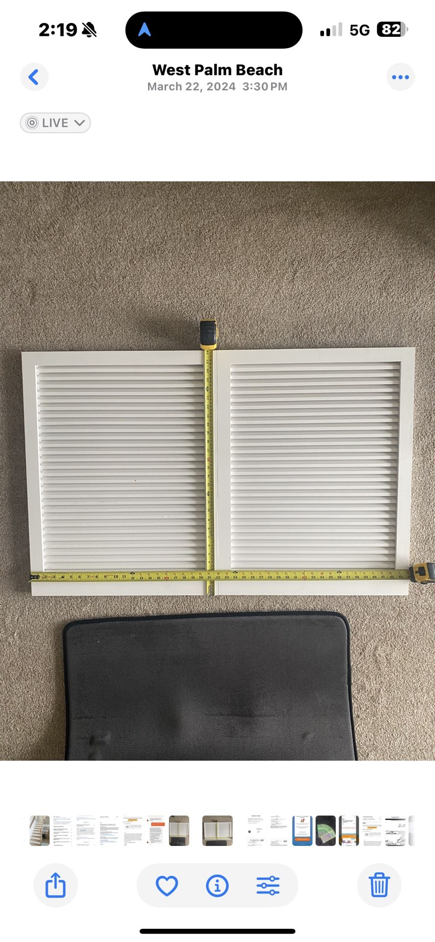 One Pair Vented doors