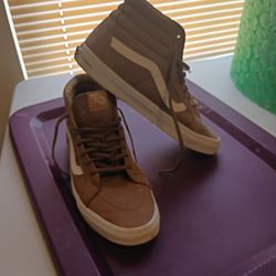 BROWN VANS , NEW