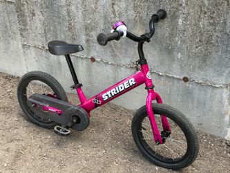 Strider 14x classic kids bicycle - purple/pink