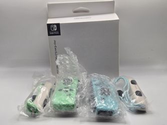 Animal Crossing Nintendo Switch Joy Cons Pair L&R OEM With Straps New