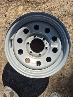 Trailer 6 lug 15" Rim Gray New