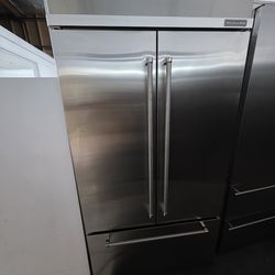 42" KITCHENAID BUILT IN FRENCH DOOR STAINLESS STEEL REFRIGERATOR
