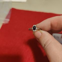 Topaz Adjustable Ring