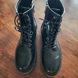 Women's Black Combat Boots 