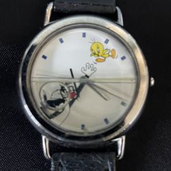 Warner Bros Fossil Watch Tweety & Sylvester scuba diving