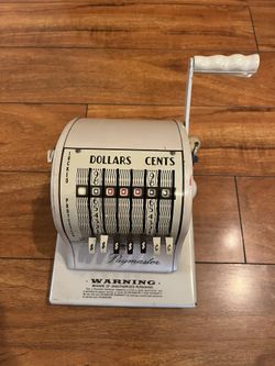 Paymaster Check Writer Vintage – Máquina para Cheques 
