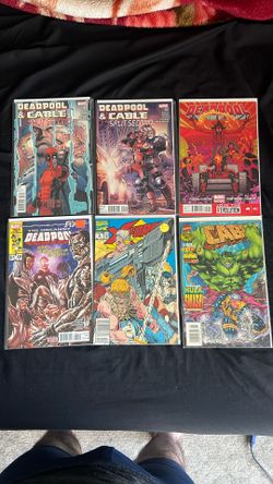 Deadpool Cable Comics Lot Of 6