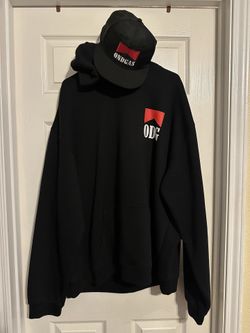ODGAS MARLBORO GIVEAWAY SET HOODIE & SNACK-BACK COMBO SET 3XL BRAND NEW.