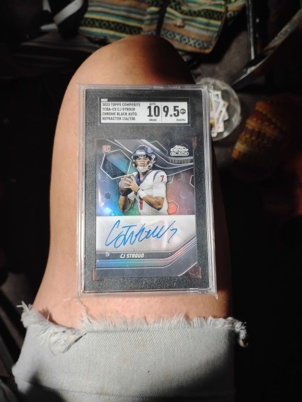 CJ STROUD CHROME BLACK  Auto Refractor #118/150