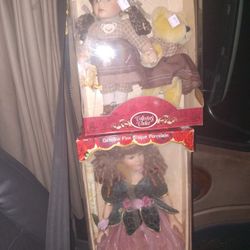 Antique Porcline Dolls 