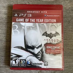 Batman Arkham City Game Of The Year Edition - PlayStation 3 PS3 (Brand New)