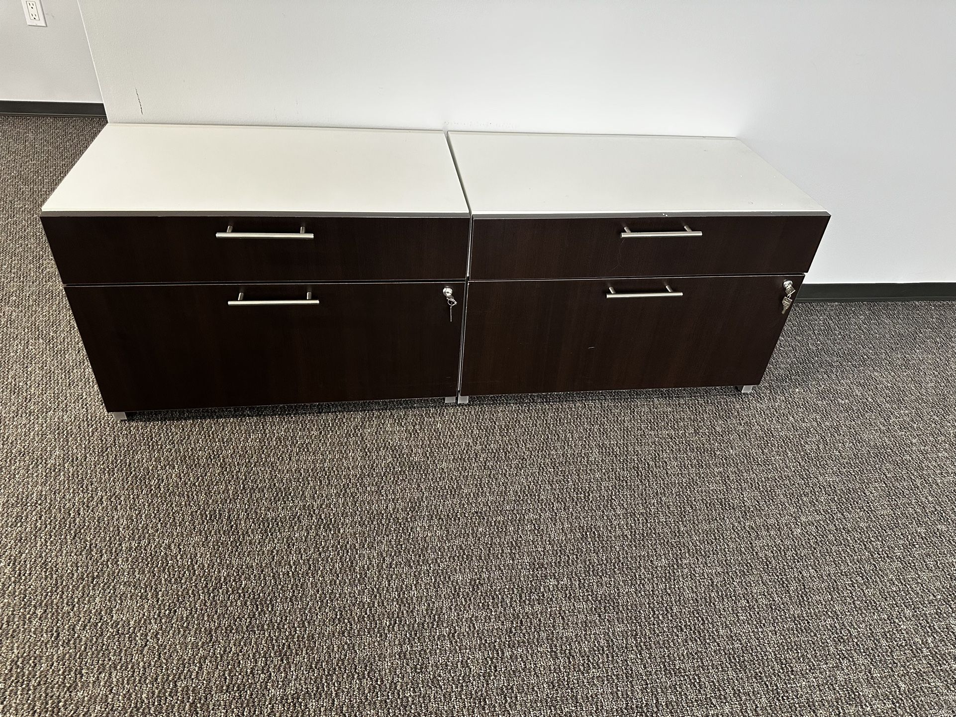OFFICE/HOME STORAGE CABINET 2 DRAWERS