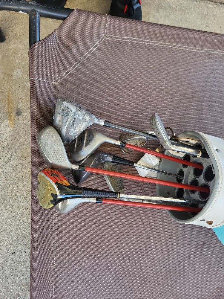 Golf Clubs And Bag