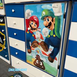 Mario Brothers Closet Wardrobe Dresser New Ropero Bonito Nuevo 