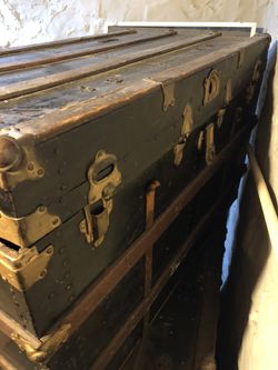 Antique trunks