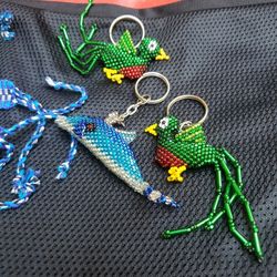 Hand Made Key Chain 12. And Bracelets 5 Each