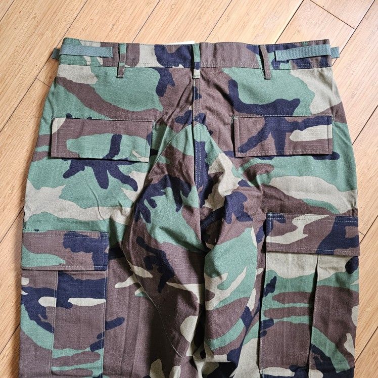 MILITARY WOODLAND CAMO DBU TROUSER PANTS MEDIUM REGULAR