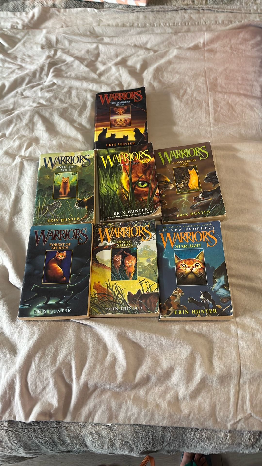 7 Books Of WARRIORS INTO THE WILD