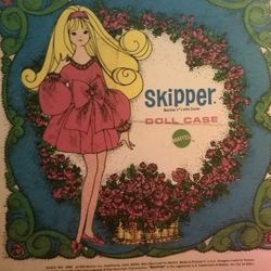 Vintage 1960's Mattel Skipper Doll Case 