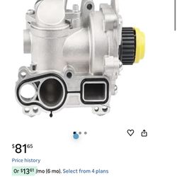 Water Pump Set,Compatible With VW Golf Jetta GLI GTI MK6 Passat B7 Tiguan CC A3 A4 A5 Q3 Q5 TT 06H121026AB 06H121026 