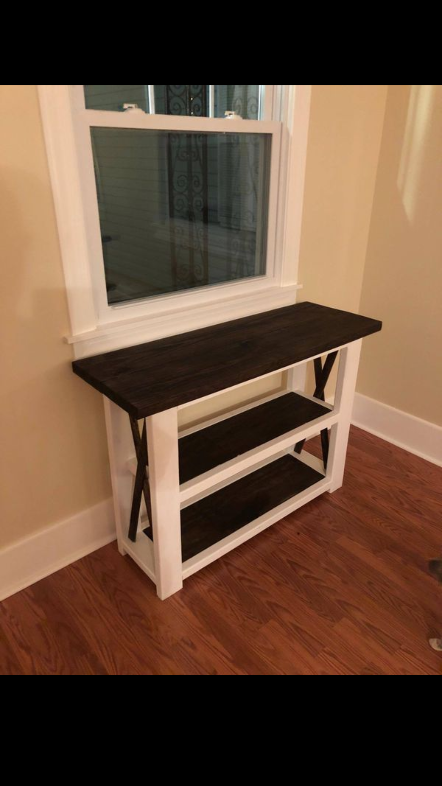 Farmhouse entryway/console tables