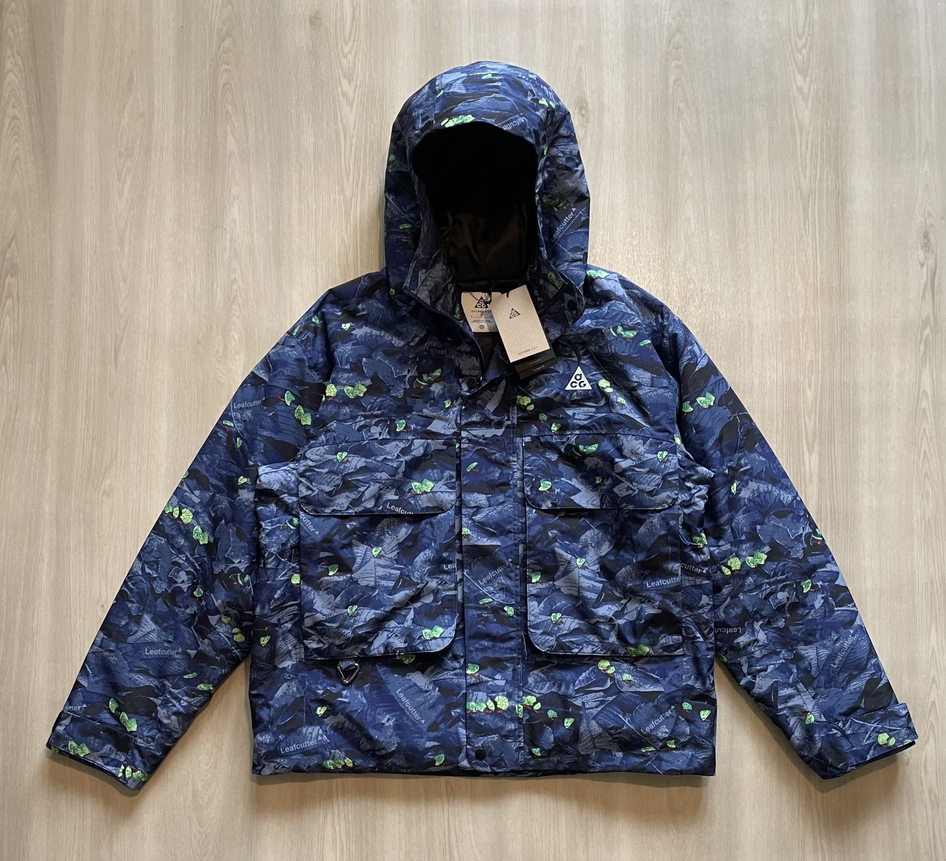 Nike ACG PrimaLoft Skull Peak Storm-FIT Full-Zip Jacket HJ2487 410 Mens Small