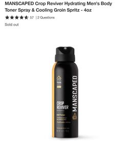 MANSCAPED cooling spray