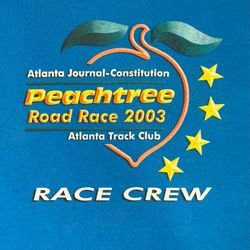2003 Peachtree Road Race - Race Crew T-shirt