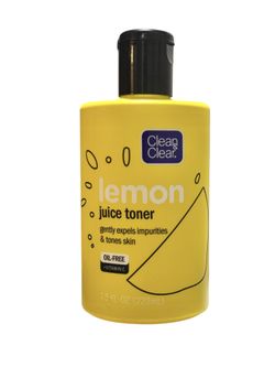 Clean & Clear Brightening Lemon Juice Facial Toner Vit C Lemon Extract 7.5oz