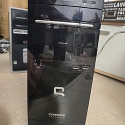 HP Compaq Presario CQ5715F Desktop PC – AMD Athlon/Windows 7 Era – Vintage Tower