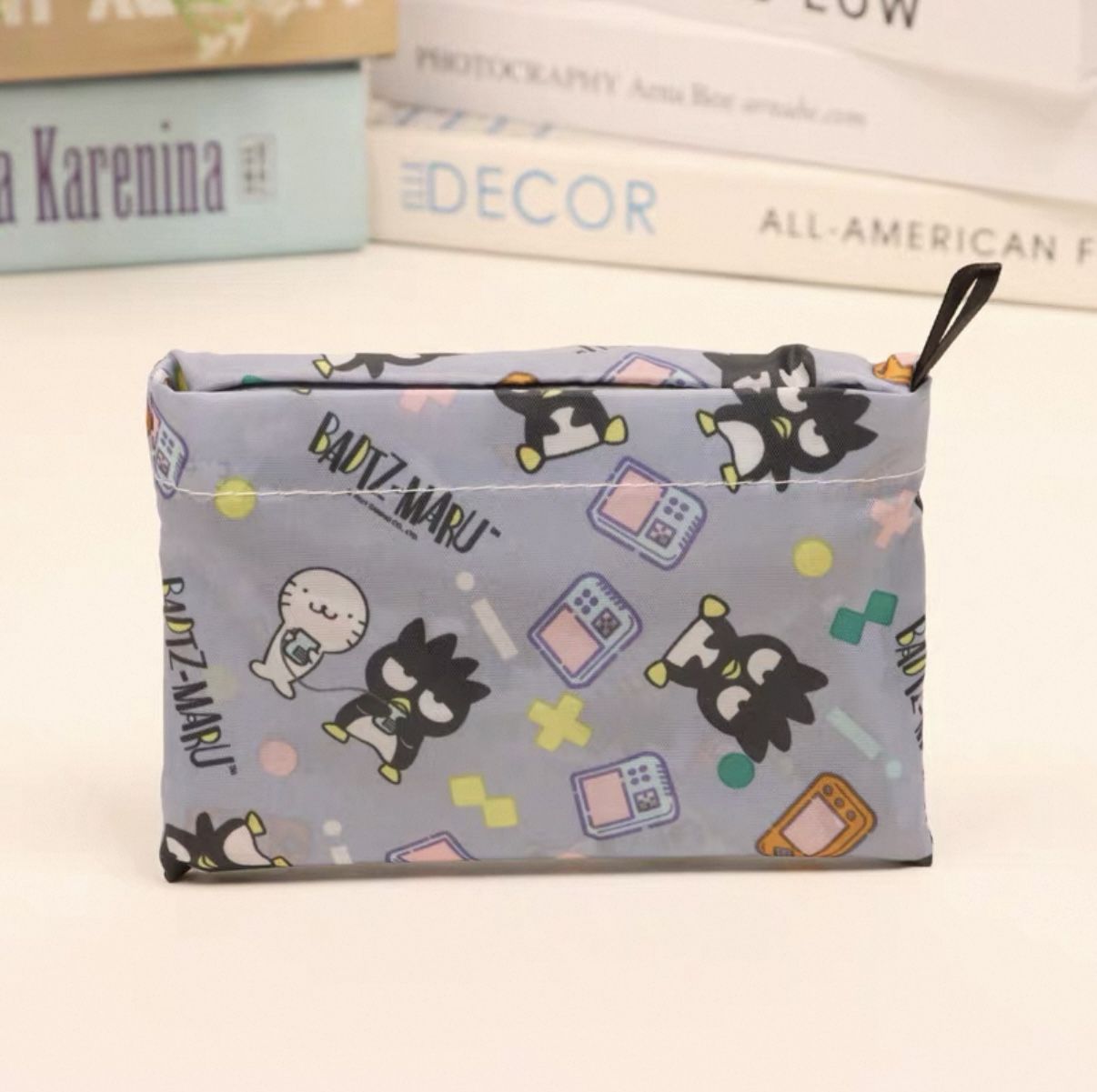 Sanrio Badtz-Maru shopping, grocery shopping bag, waterproof, kawaii