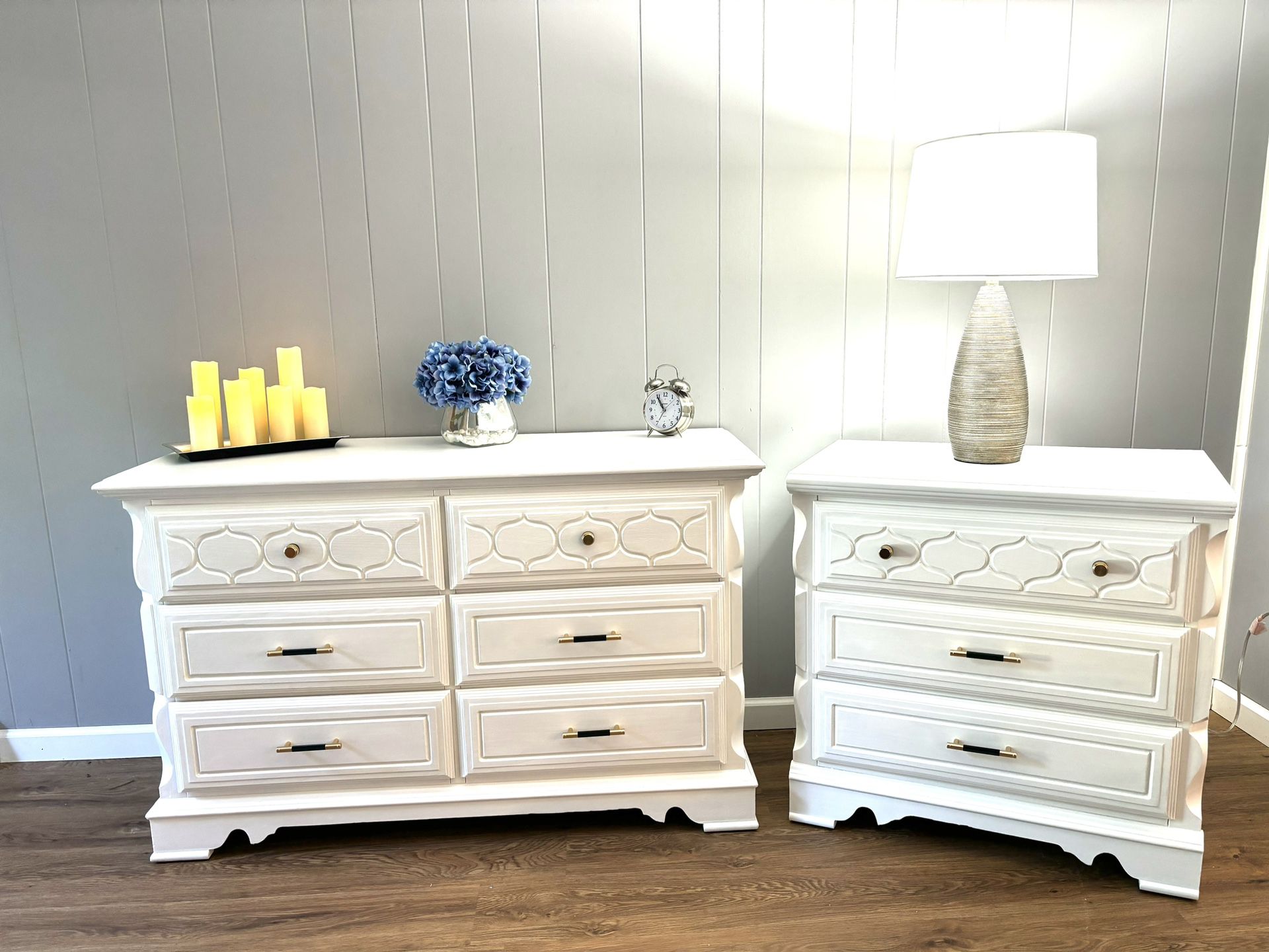 Bedroom Furniture- Dresser With Nightstand 