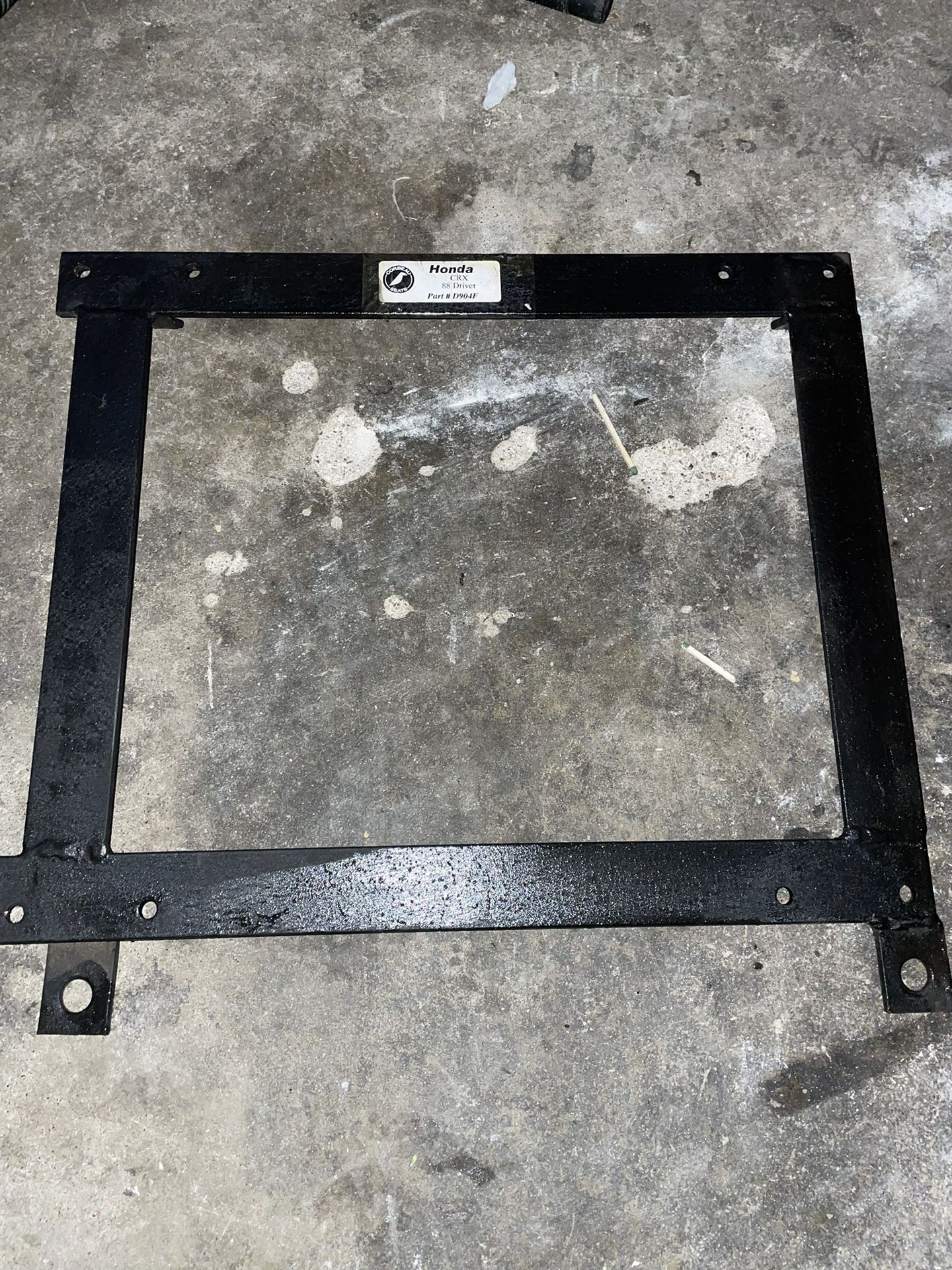 Corbeau seat brackets honda crx 1988