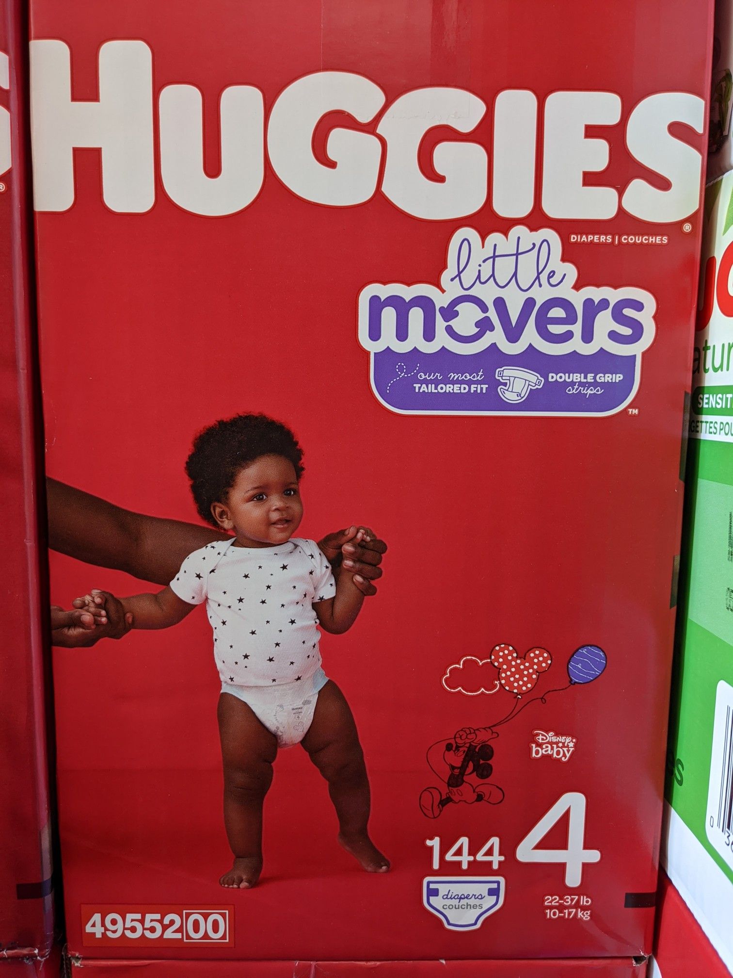 Huggies little movers size 4