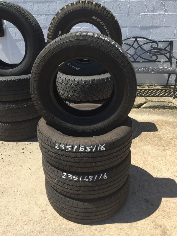 4 USED TIRES 235/65/16.FIRESTONE. for Sale in Smithfield, NC OfferUp