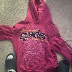 Pink Size Small Sp5der Hoodie