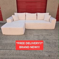 Beautiful New Boneless L Shaped Sofa