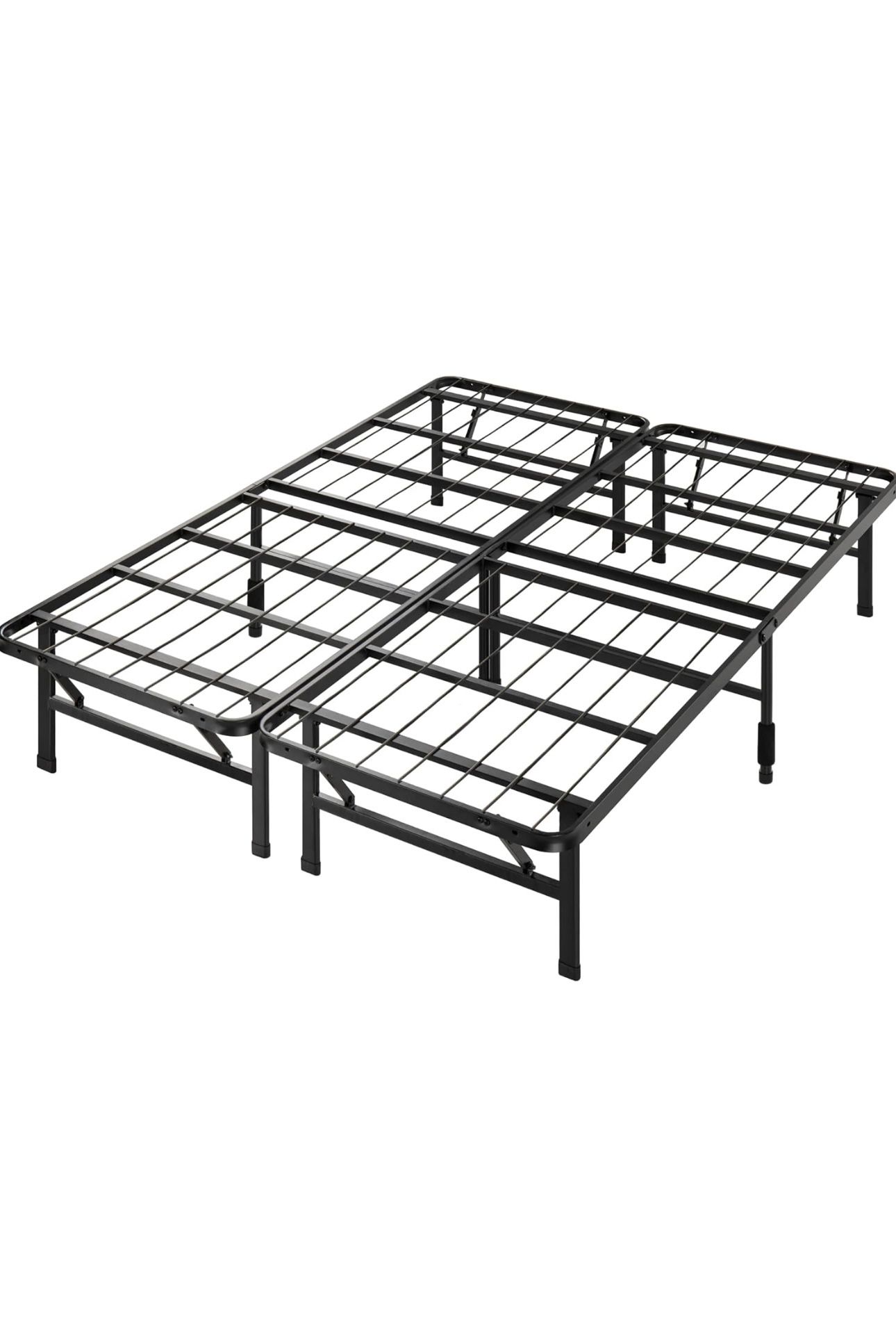 ZINUS SmartBase Tool-Free Assembly Mattress Foundation, 14 Inch Metal Platform Bed Frame, No Box Spring Needed, Sturdy Steel, Underbed Storage, Queen