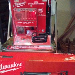 Milwaukee Sawzal Tool, Battery Pack Kit And Blades