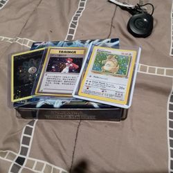 Vintage pokemon cards from 
