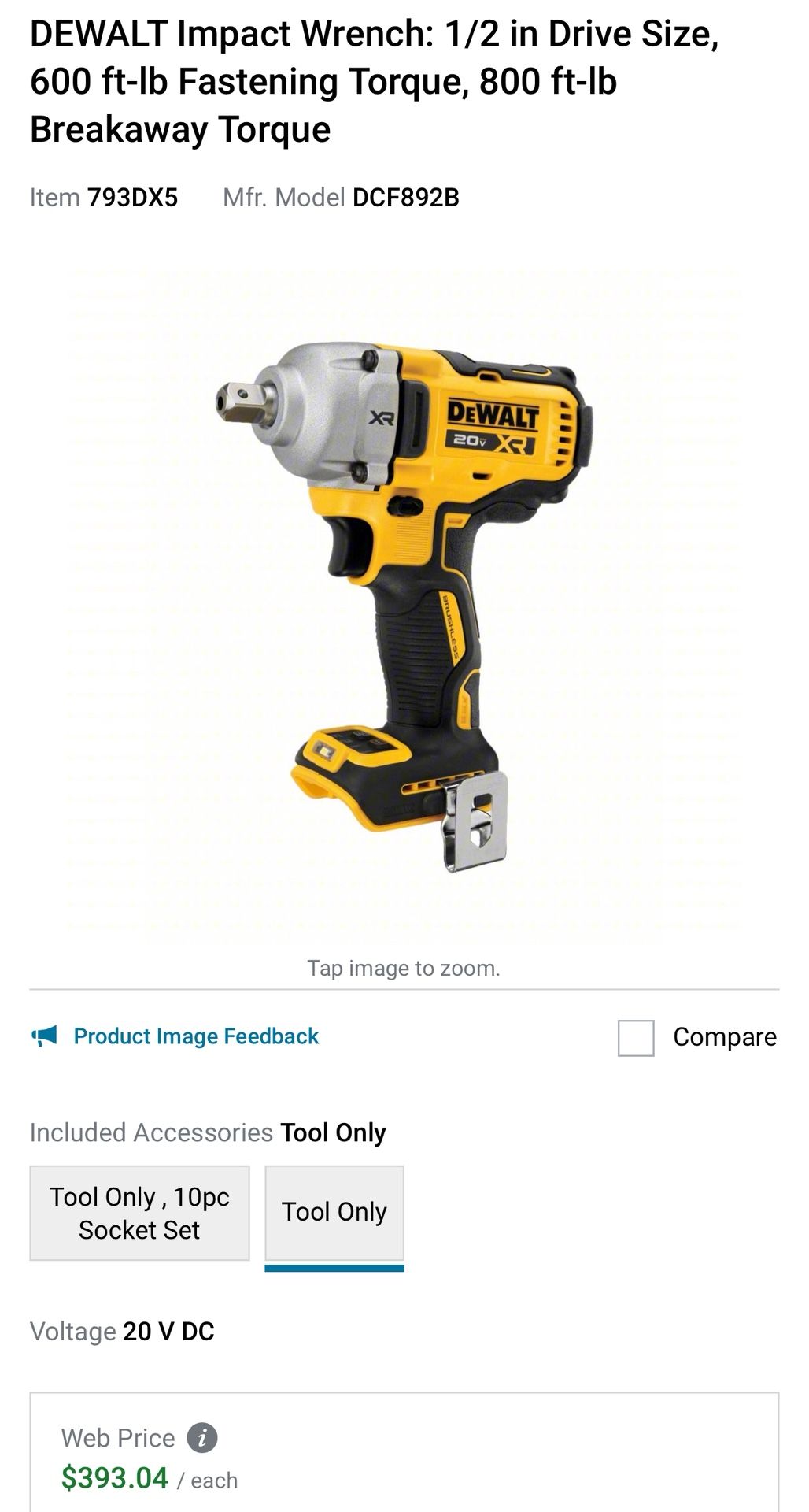Dewalt Impact Wrench