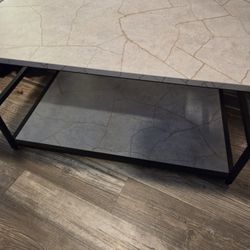 Rectangular And Round Coffee Table
