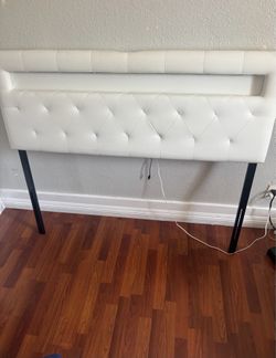 Greenstell Headboard for Full Size bed (White)