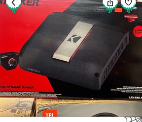 Kicker LX1650.1 Mono Sub Amp 2200W - Halloween Special $499